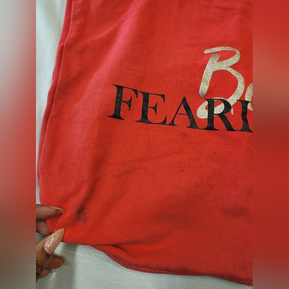 Lancome Paris Red 'Be Fearless' Tote Shoulder bag - Picture 8 of 10